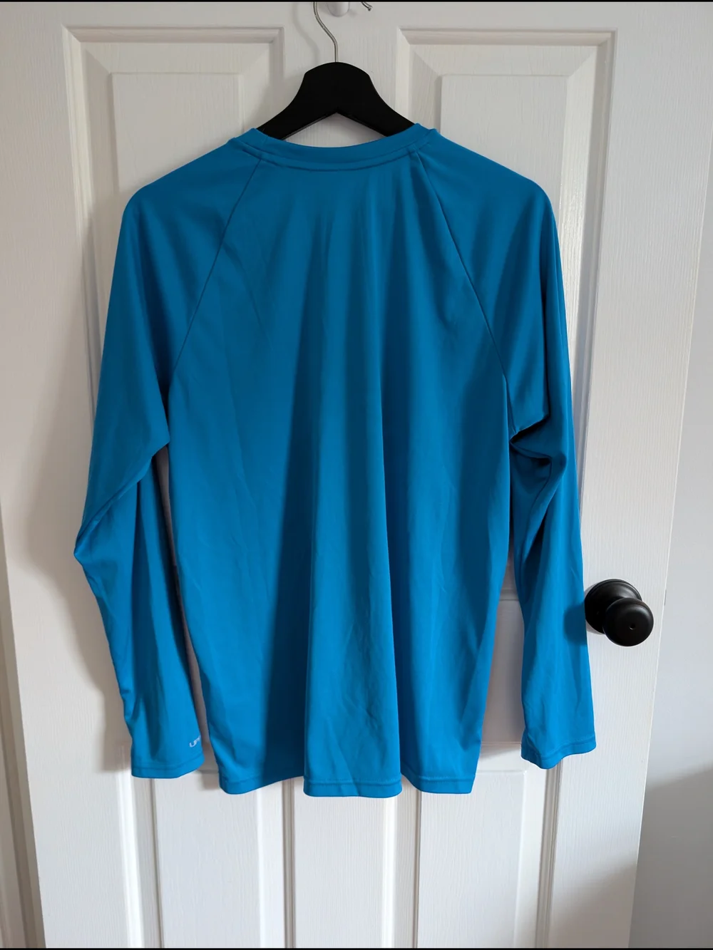 Nike Dri-FIT Men's Long Sleeve Athletic Shirt - Bright Blue Medium